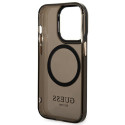 Kryt GUESS Gold Outline Translucent MagSafe pro iPhone 14 Pro Max