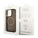 Kryt GUESS Gold Outline Translucent MagSafe pro iPhone 14 Pro Max