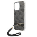 Řemínek Guess 4G Print Strap pro iPhone 14 Pro - black