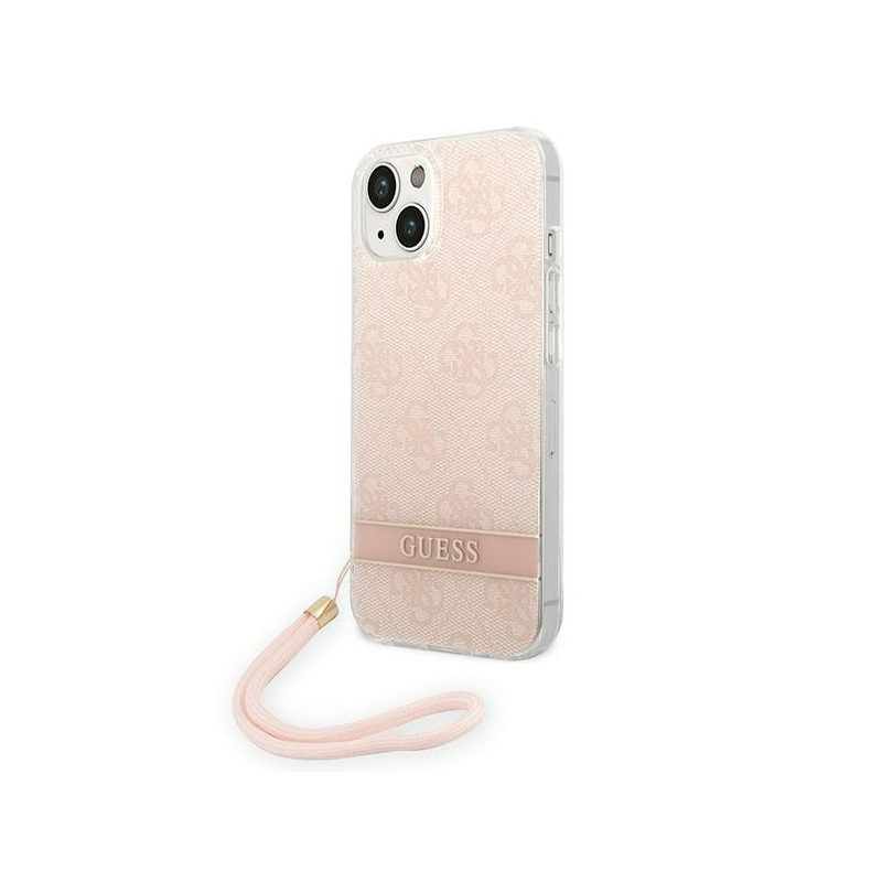 Kryt Guess GUOHCP14MH4STP pro iPhone 14 Plus - pink