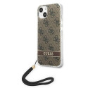 Kryt Guess 4G pro iPhone 14 Plus hnědá/brown