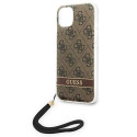 Kryt Guess 4G pro iPhone 14 Plus hnědá/brown