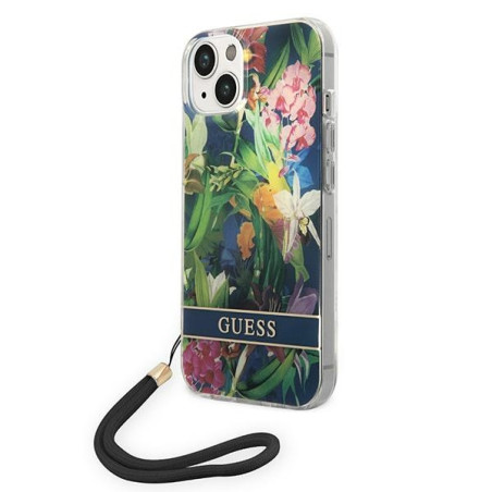 Kryt Guess GUOHCP14MHFLSB iPhone 14 Plus modrá