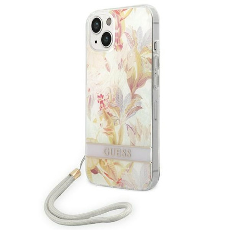 Kryt Guess GUOHCP14MHFLSU pro iPhone 14 Plus fialová