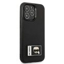 Kryt Karl Lagerfeld IKONIK PATCH pro iPhone 13 Pro - černý