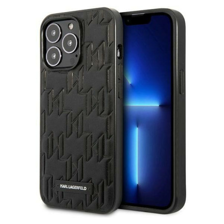 Kryt Karl Lagerfeld KLHCP13LMNMP1K iPhone 13 Pro - černý