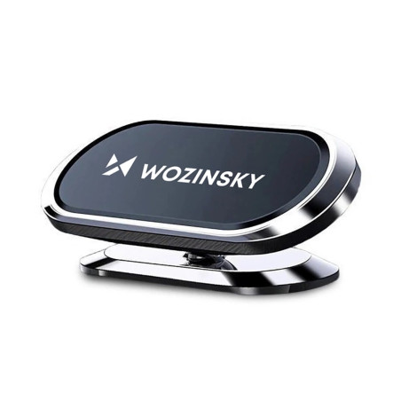 Držák do auta Wozinsky samolepicí magnetický na palubní desku 360 (WMH-06) - stříbrný
