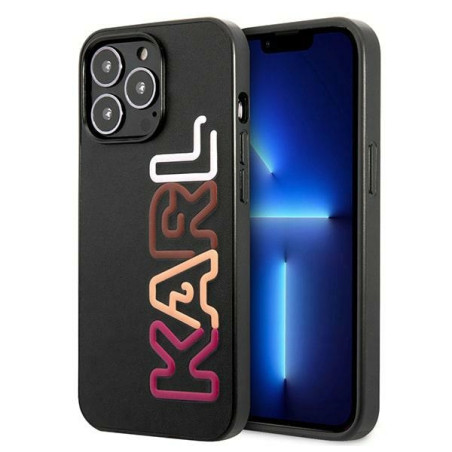 Kryt Karl Lagerfeld MULTIPINK Brand pro iPhone 13 Pro/13 - černý