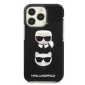 Kryt Karl Lagerfeld Karl&Choupette pro iPhone 13 Pro - černý