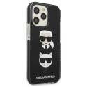 Kryt Karl Lagerfeld Karl&Choupette pro iPhone 13 Pro - černý