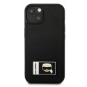 Kryt Karl Lagerfeld IKONIK PATCH pro iPhone 13 – černý