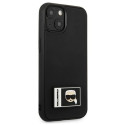 Kryt Karl Lagerfeld IKONIK PATCH pro iPhone 13 – černý