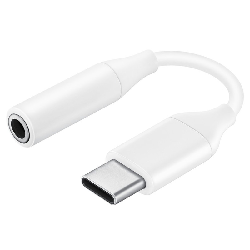Adaptér Samsung pro sluchátka 3,5mm mini jack (F) - USB Type C (M) (EE-UC10JUWEGWW) - bílý
