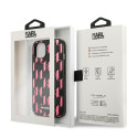 Karl Lagerfeld KLHCP13SMNMP1P kryt iPhone 13 mini pink
