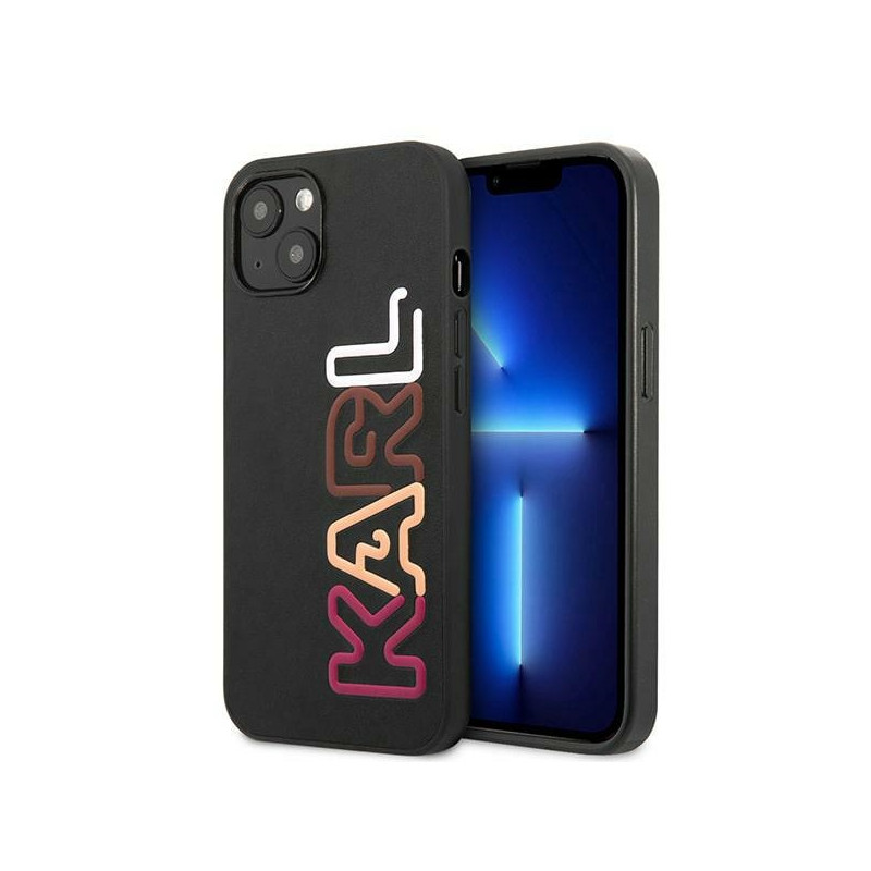 Kryt Karl Lagerfeld KLHCP13SPCOBK pro iPhone 13 mini - black/black
