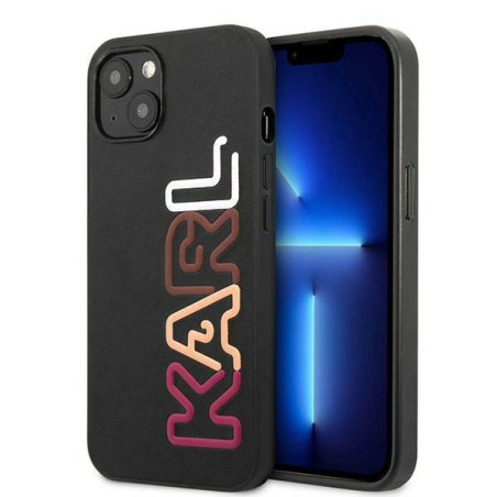 Kryt Karl Lagerfeld KLHCP13SPCOBK iPhone 13 mini black/black
