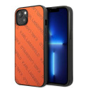 Kryt Karl Lagerfeld KLHCP13SPTLO pro iPhone 13 mini - oranžová
