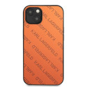 Kryt Karl Lagerfeld KLHCP13SPTLO pro iPhone 13 mini - oranžová