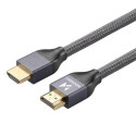 Wozinsky HDMI 2.1 Cable 8K 60 Hz 48 Gbps / 4K 120 Hz / 2K 144 Hz 3 m Silver (WHDMI-30)