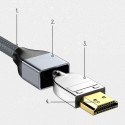Kabel Wozinsky HDMI 2.1 8K 60 Hz 48 Gbps / 4K 120 Hz / 2K 144 Hz 3 m (WHDMI-30) - stříbrný