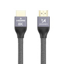 Kabel Wozinsky HDMI 2.1 8K 60 Hz 48 Gbps / 4K 120 Hz / 2K 144 Hz 5 m (WHDMI-50) - stříbrný