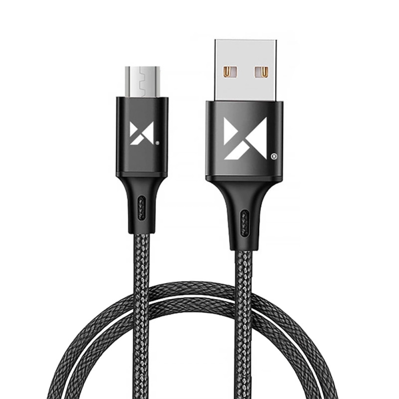 Kabel Wozinsky USB - microUSB 2,4A 1 m (WUC-M1B) - černý