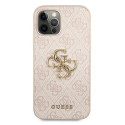 GUESS GUHCP12M4GMGPI Kryt pro iPhone 12/12 Pro, růžový