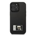 Kryt Karl Lagerfeld IKONIK PATCH pro iPhone 13 Pro Max - černý