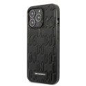 Pouzdro Karl Lagerfeld Monogram Plaque iPhone 13 Pro Max černé