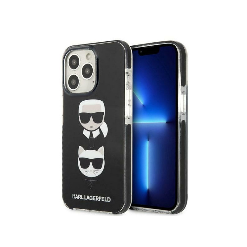 Kryt Karl Lagerfeld KARL&CHOUPETTE Head Case pro iPhone 13 Pro Max - černá
