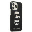Kryt Karl Lagerfeld KARL&CHOUPETTE pro iPhone 13 Pro Max - černá
