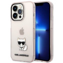 Kryt Karl Lagerfeld Choupette Body pro iPhone 14 Pro pink