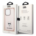 Kryt Karl Lagerfeld Choupette Body pro iPhone 14 Pro pink