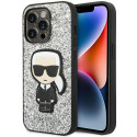 Kryt Karl Lagerfeld KLHCP14LGFKPG pro iPhone 14 Pro - silver