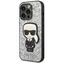Kryt Karl Lagerfeld KLHCP14LGFKPG pro iPhone 14 Pro - silver