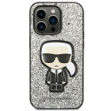 Kryt Karl Lagerfeld KLHCP14LGFKPG pro iPhone 14 Pro - silver