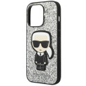 Kryt Karl Lagerfeld KLHCP14LGFKPG pro iPhone 14 Pro - silver