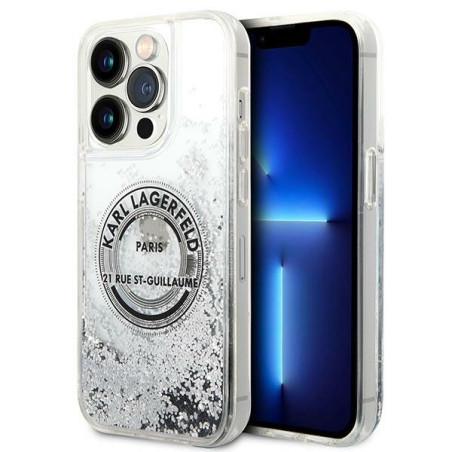 Kryt Karl Lagerfeld Liquid Glitter RSG iPhone 14 Pro