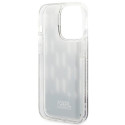 Kryt Karl Lagerfeld Liquid Glitter Monogram iPhone 14 Pro black