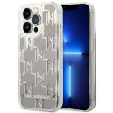 Kryt Karl Lagerfeld KLHCP14LLMNMS iPhone 14 Pro - stříbrný