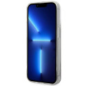 Kryt Karl Lagerfeld KLHCP14LLMNMS iPhone 14 Pro - stříbrný