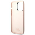 Kryt Karl Lagerfeld Silicone iPhone 14 Pro pink