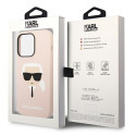 Kryt Karl Lagerfeld Silicone iPhone 14 Pro pink