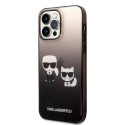 Kryt Karl Lagerfeld Ikonik pro iPhone 14 Pro - black