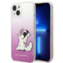 Kryt Karl Lagerfeld CHOUPETTE FUN iPhone 14 Plus – pink
