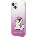 Kryt Karl Lagerfeld CHOUPETTE FUN iPhone 14 Plus – pink