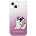 Kryt Karl Lagerfeld CHOUPETTE FUN iPhone 14 Plus – pink