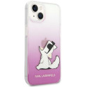 Kryt Karl Lagerfeld CHOUPETTE FUN iPhone 14 Plus – pink