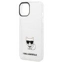 Kryt Karl Lagerfeld CHOUPETTE Body iPhone 14 Plus – clear