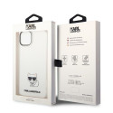 Kryt Karl Lagerfeld CHOUPETTE Body iPhone 14 Plus – clear